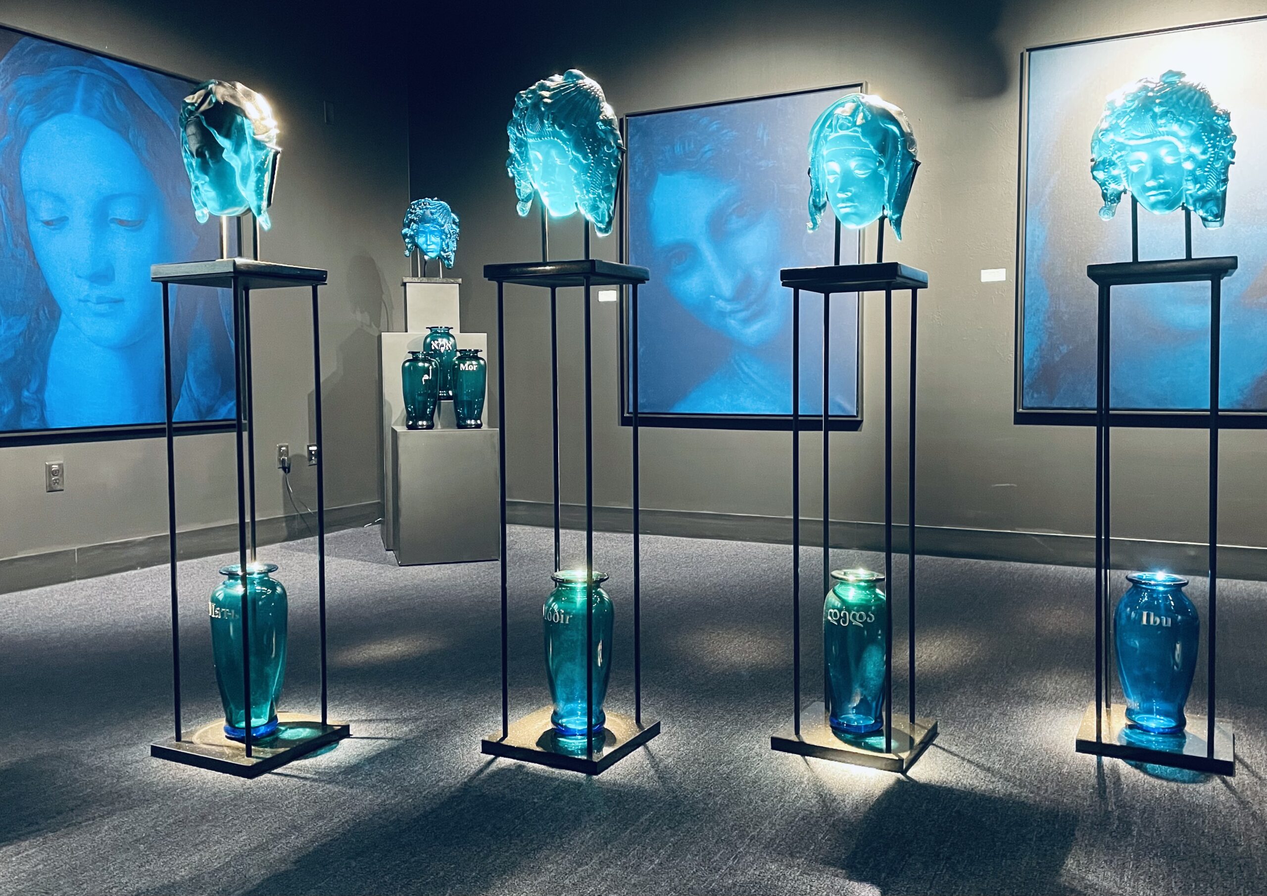 Trish Duggan Blue Madonna Exhibit